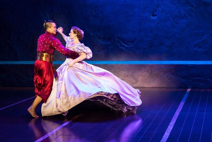 Jose Llana and Laura Michelle Kelly in Rodgers and Hammerstein's "The King and I." Photo Credit: Matthew Murphy