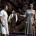 Bianca Horn (Ensemble/Church Lady), Adrianna Hicks (Celie), Gavin Gregory (Mister), N’Jameh Camara (Nettie)and Angela Birchett (Ensemble/Church Lady)and the North American tour cast of THE COLOR PURPLE. Photo by Matthew Murphy, 2017.